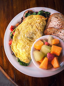 plate of fried egg and bread thumbnail