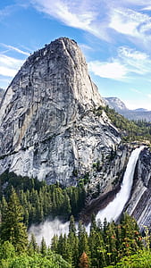 landscape photo of mountain with trees thumbnail