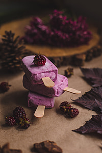 three raspberry popsicles thumbnail