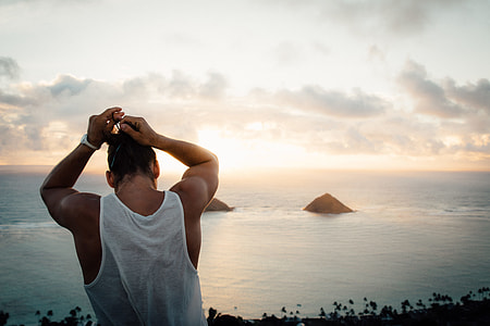 man on mountain looking on see thumbnail