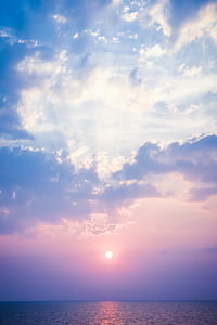 body of water during sunset thumbnail
