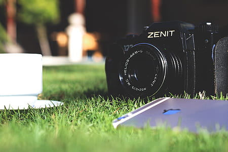 Black Zenit Dslr Camera in Shallow Focus Photography thumbnail