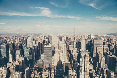 aerial photography of city buildings during daytime thumbnail