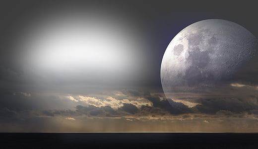 full-moon covered with clouds thumbnail