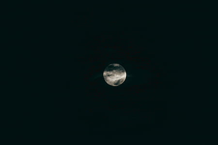 round gray moon with black clouds thumbnail