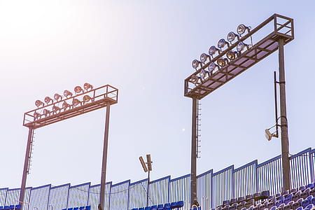 two baseball stadium lights thumbnail
