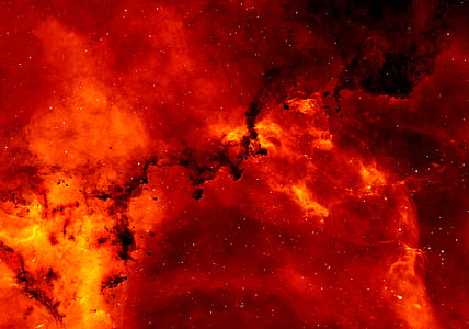 red galaxy digital art thumbnail