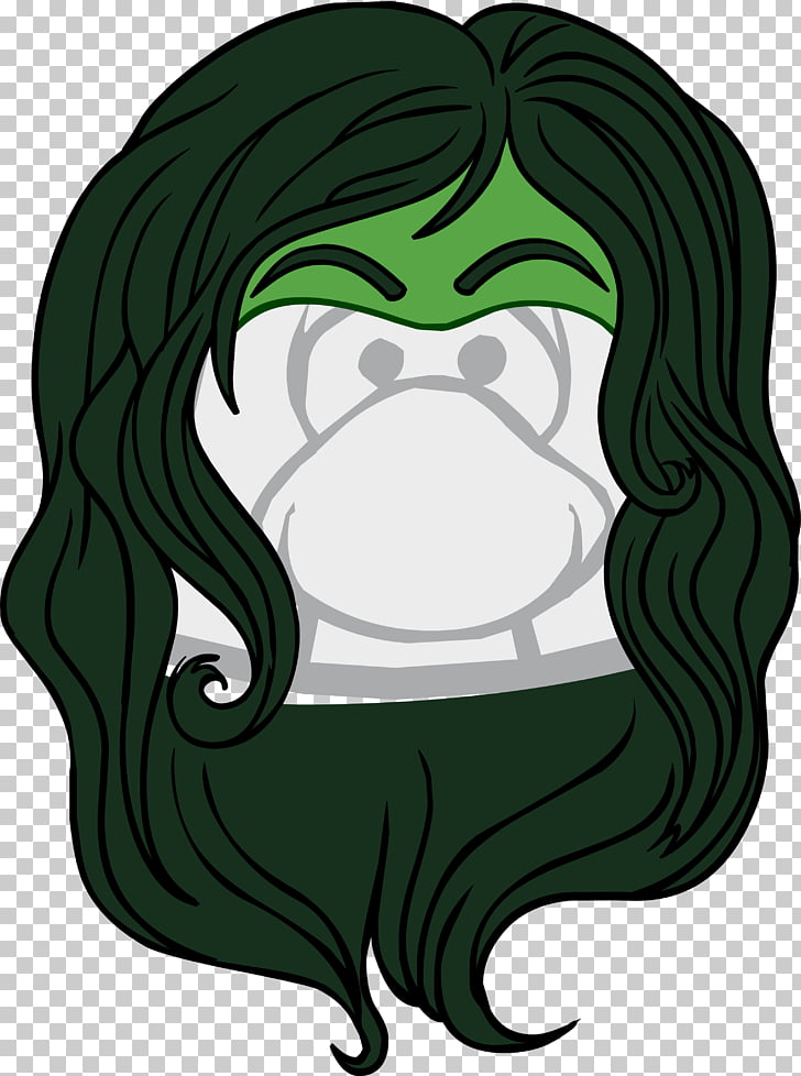 She Hulk Club Penguin Superhero Marvel Comics She Hulk Png