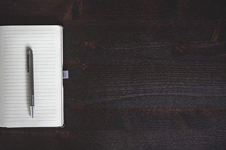 White Lined Paper With Click Pen thumbnail