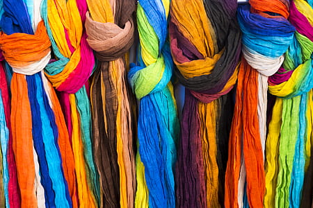 assorted-color knot curtains close up photography thumbnail