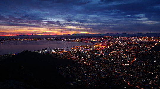 aerial view of cityscape during golden hour thumbnail