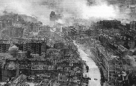 Ruins of Kiev during World War 2 in Ukraine thumbnail