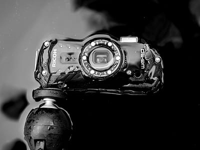 photography of camera with monopod thumbnail