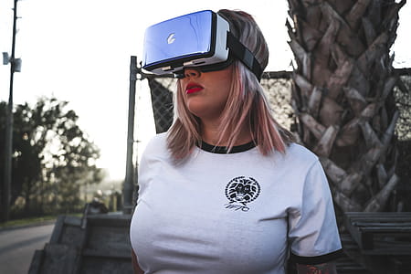 Photography of a Woman Wearing Virtual Reality Headset thumbnail