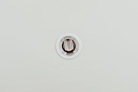 white dome light on white ceiling thumbnail