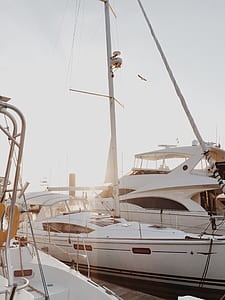 white yacht during day time thumbnail