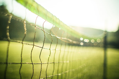 Wet Tennis Net in the Morning thumbnail