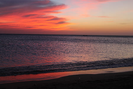 beach shore during golden hour thumbnail