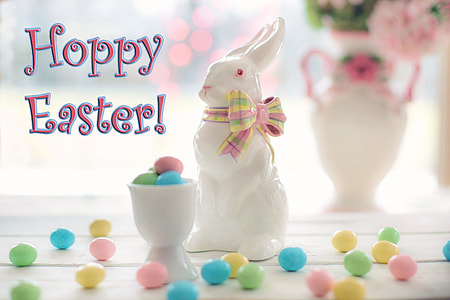 white ceramic rabbit figurine thumbnail
