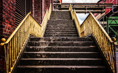 empty stair on building thumbnail