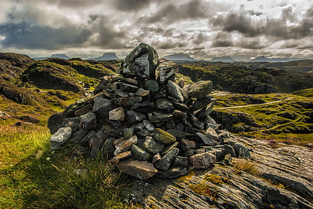 stack of gray stones during daytime thumbnail