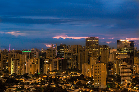 aerial view of cityscape during golden hour thumbnail