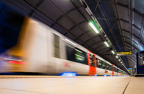 Beige and Red Train thumbnail
