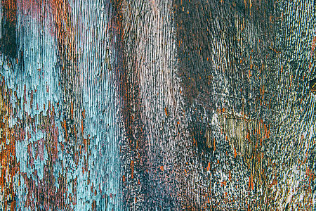 Closeup shot of fading paint of multiple colours, image captured with a Canon DSLR thumbnail