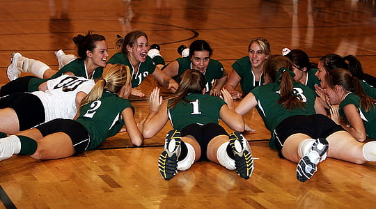 women planking on court thumbnail