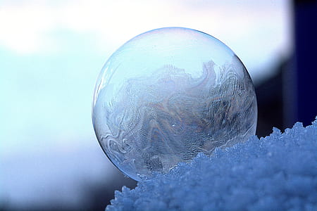 Close-up of Frozen Water thumbnail
