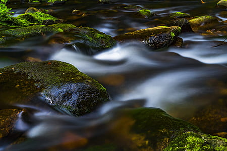 time lapse photography of river thumbnail