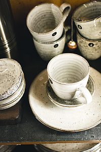 Glazed ceramic tea cup thumbnail