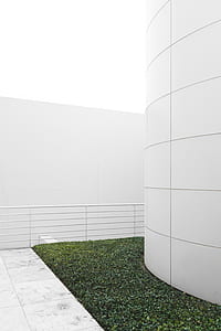 green lawn beside white ceramic floor tiles thumbnail