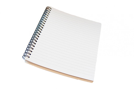 white spiral notebook thumbnail