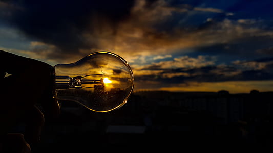 city, dawn, nature, sunset thumbnail