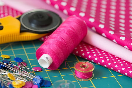pink thread with needles thumbnail