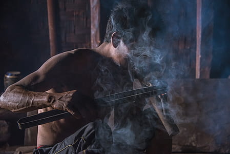 man smoking thumbnail