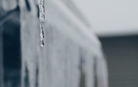 selective focus photography of ice thumbnail