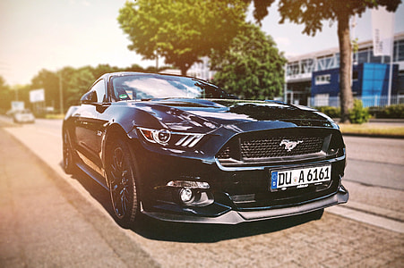 photography of black Ford Mustang GT thumbnail