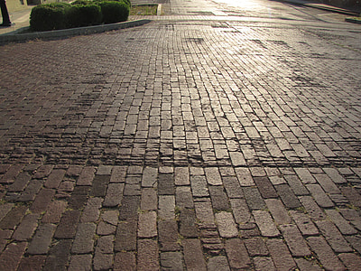 brown concrete brick pathway thumbnail