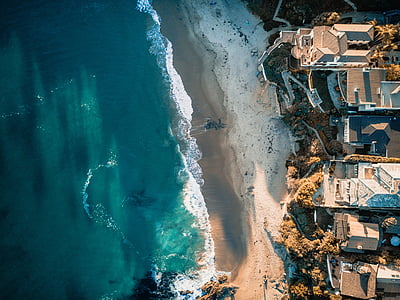 seashore and concrete buildings thumbnail