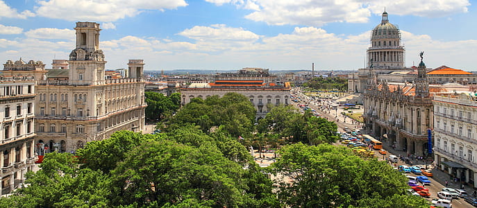 aerial photography of buildings thumbnail
