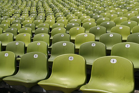 green armless chair lot thumbnail