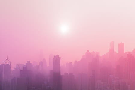 areal view of city during dawn thumbnail