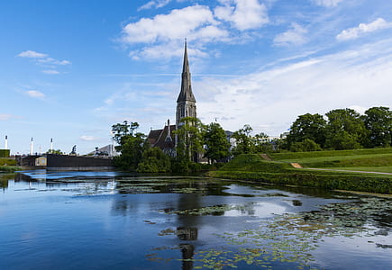 church near the lake thumbnail