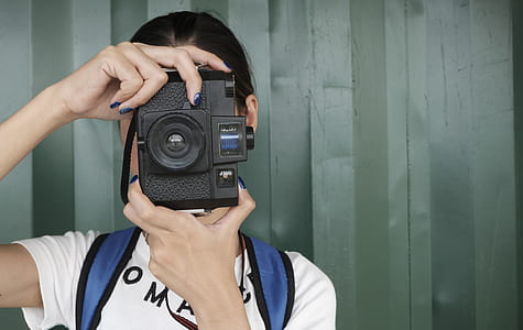 person, woman, camera, girl thumbnail
