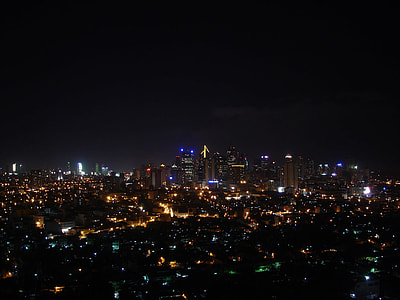 Makati Skyline at night in Manila, Philippines thumbnail