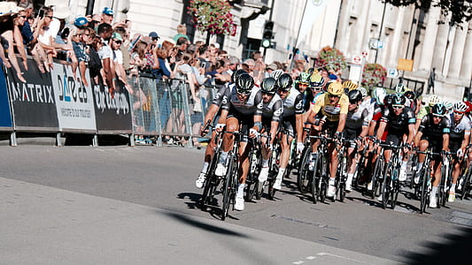 bike racers on road thumbnail