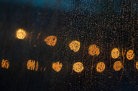 closeup photography of glass window with dew thumbnail