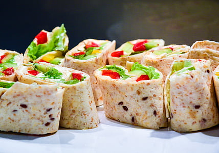 baked food with vegetable filling thumbnail